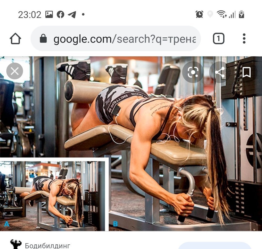 Мужчина в фитнес зале