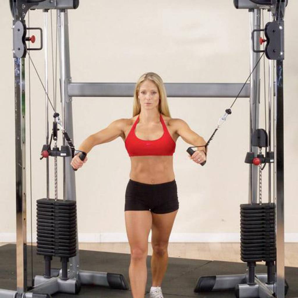 Отведение бедра назад в кроссовере