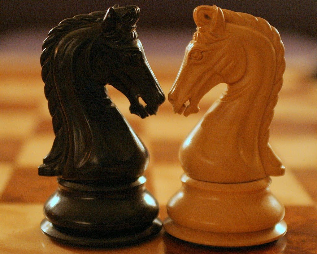 Шахматный конь силуэт
