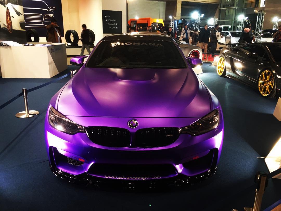 BMW m5 матовый фиолетовый
