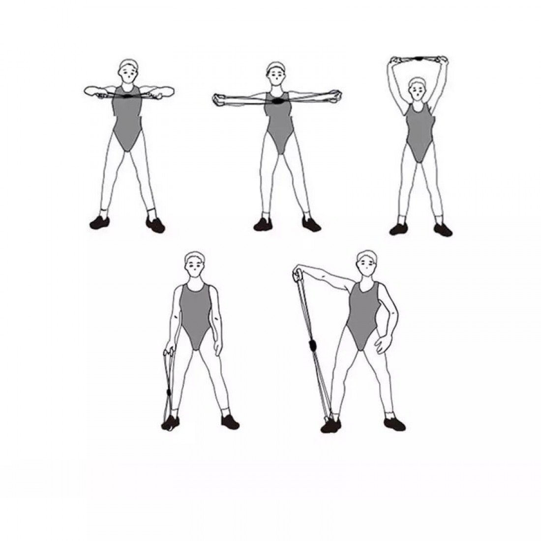 Упражнения с резинкой для спины для женщин. Эспандер восьмерка упражнения. Упражнения Бубновского с эспандером. Упражнения с резиновым эспандером. Эспандер плечевой пружинный упражнения для женщин.