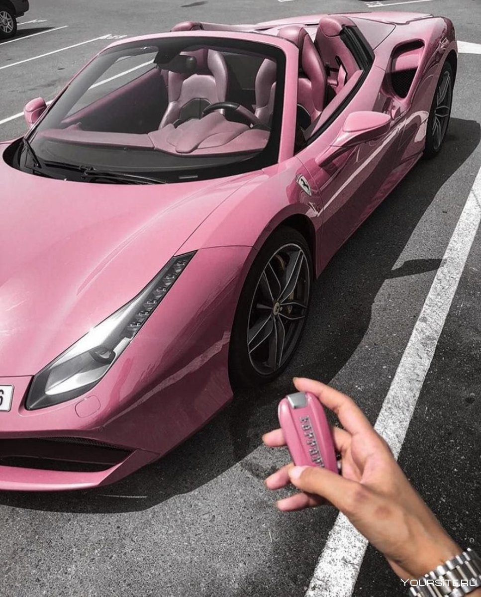 Розовые машины для девушек