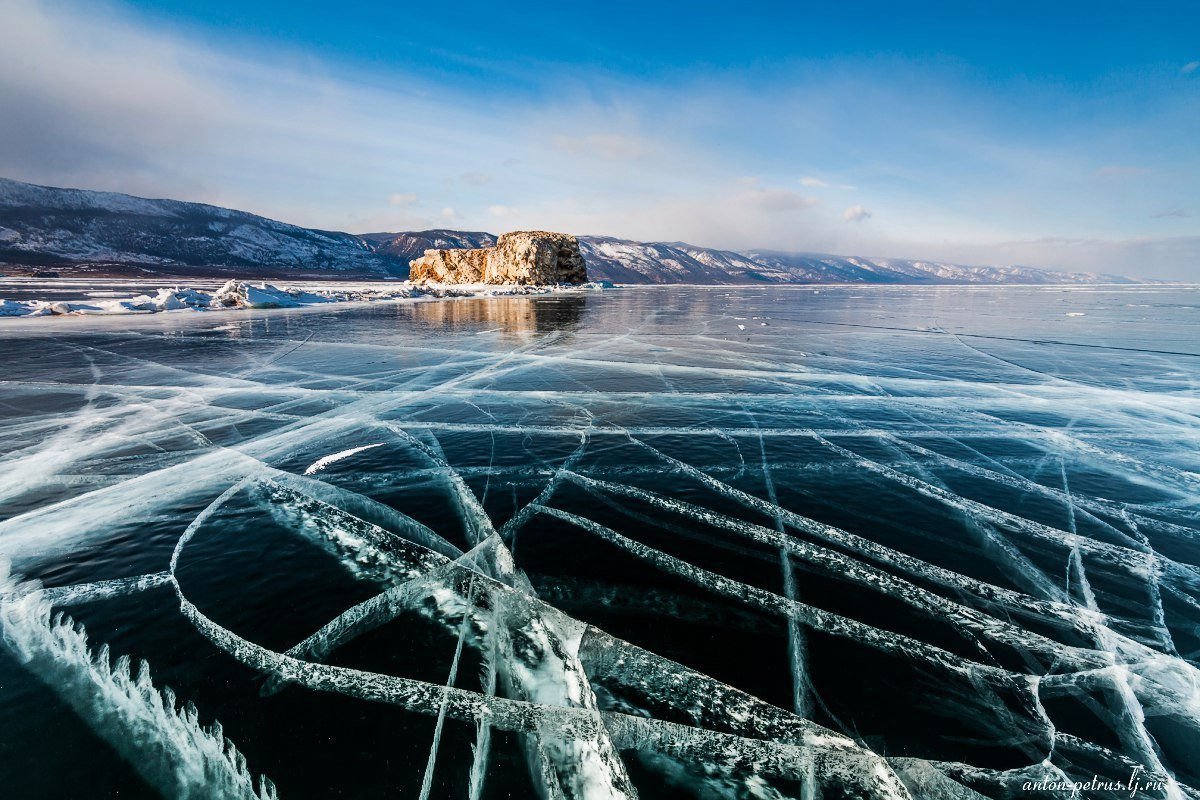 Малое море Байкал зимой