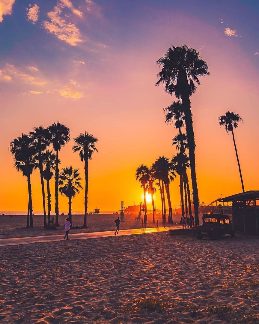 Лос-Анджелес Калифорния пляж