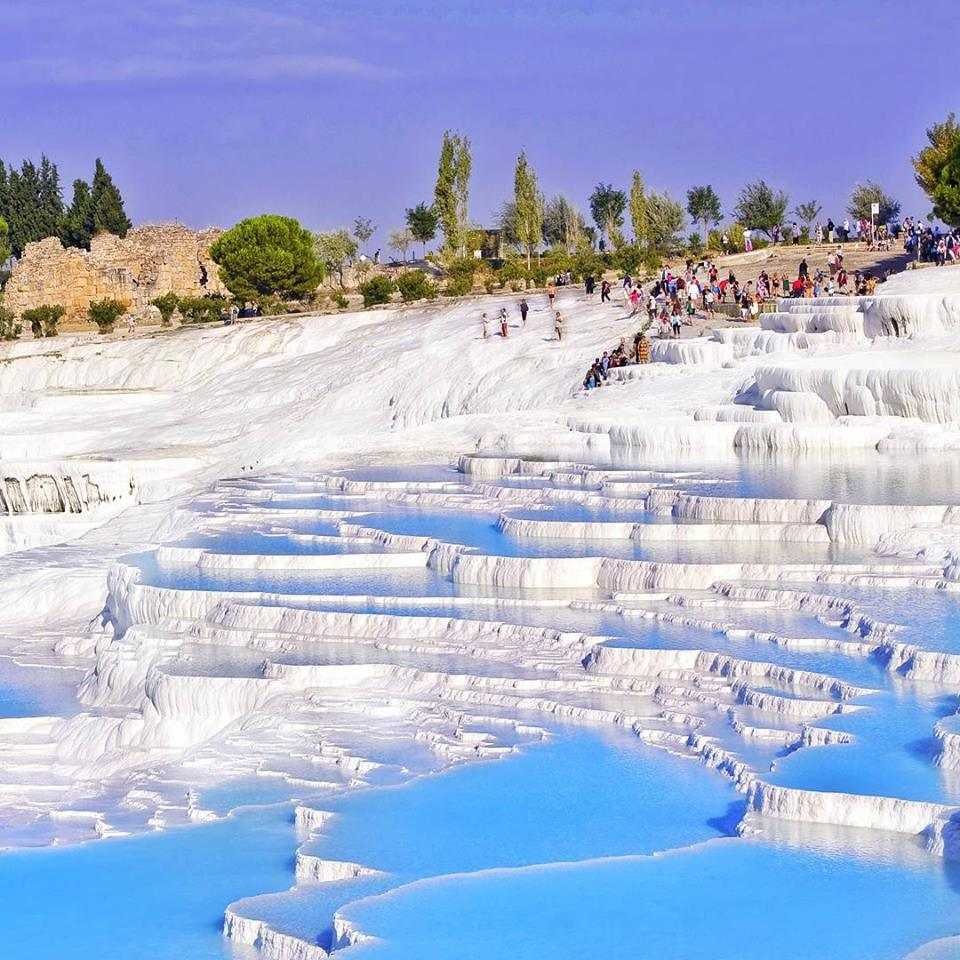 Турецкий водопад Памуккале