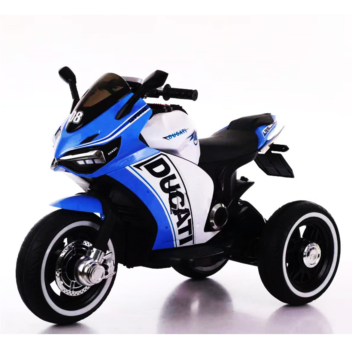 Электромотоцикл 3х колесный детский Racing Motobaic
