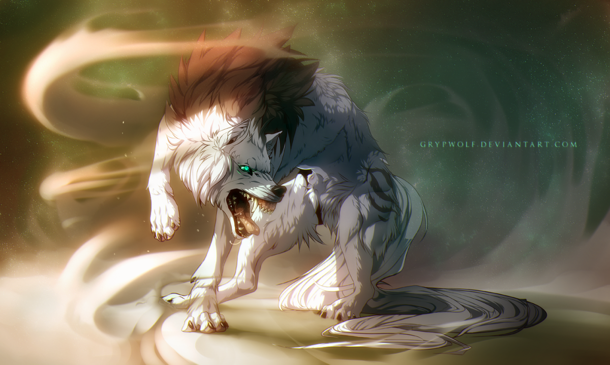 Накаченный волк
