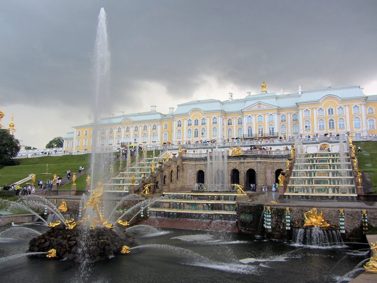 Большой петергофский дворец достопримечательности петергофа