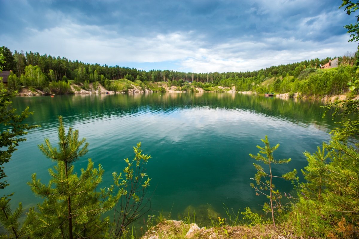Озеро Оазис Новосибирск