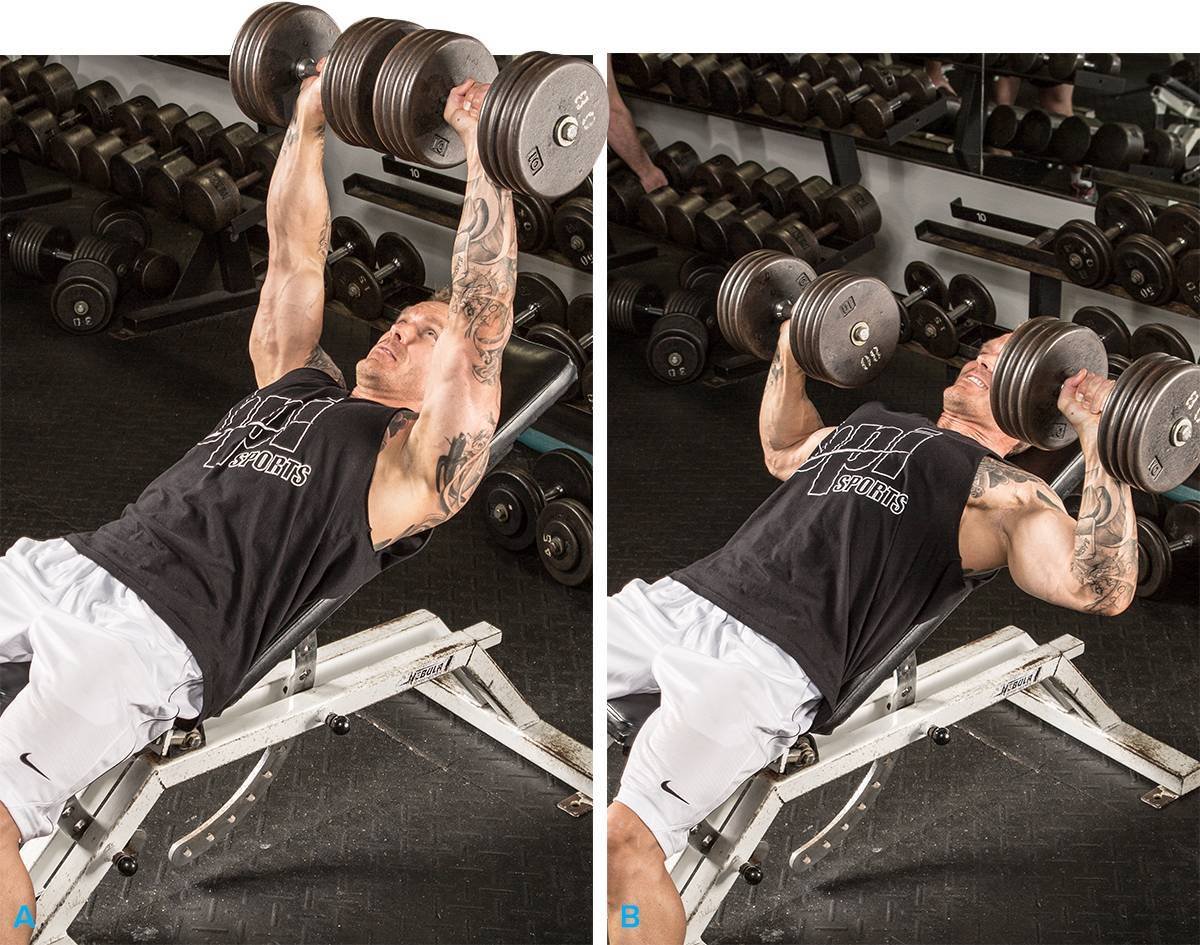 Incline Chest Press техника