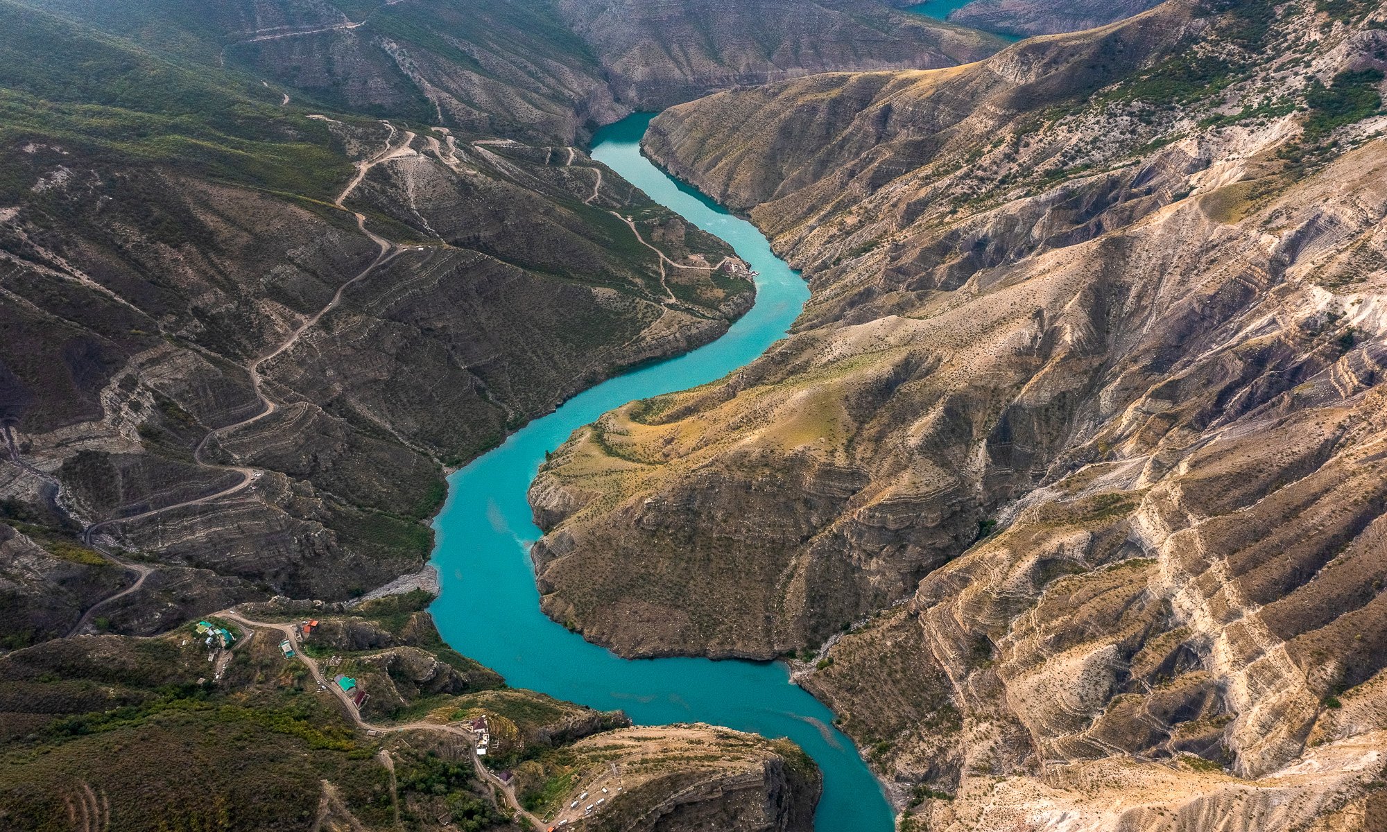 Сулакский каньон в Дагестане