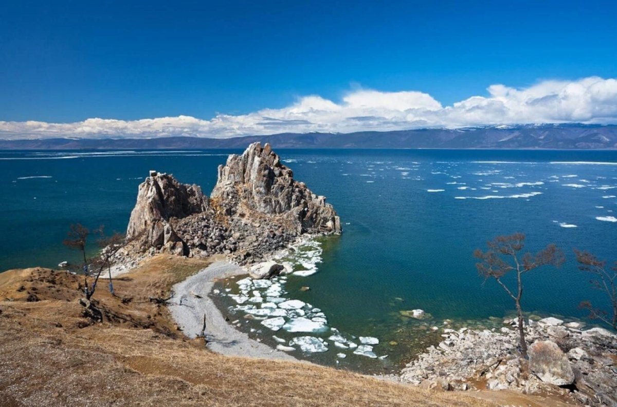 Ольхон Байкал зимой лед