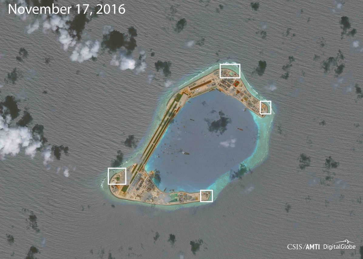 Искусственные острова Китая в Южно китайском море