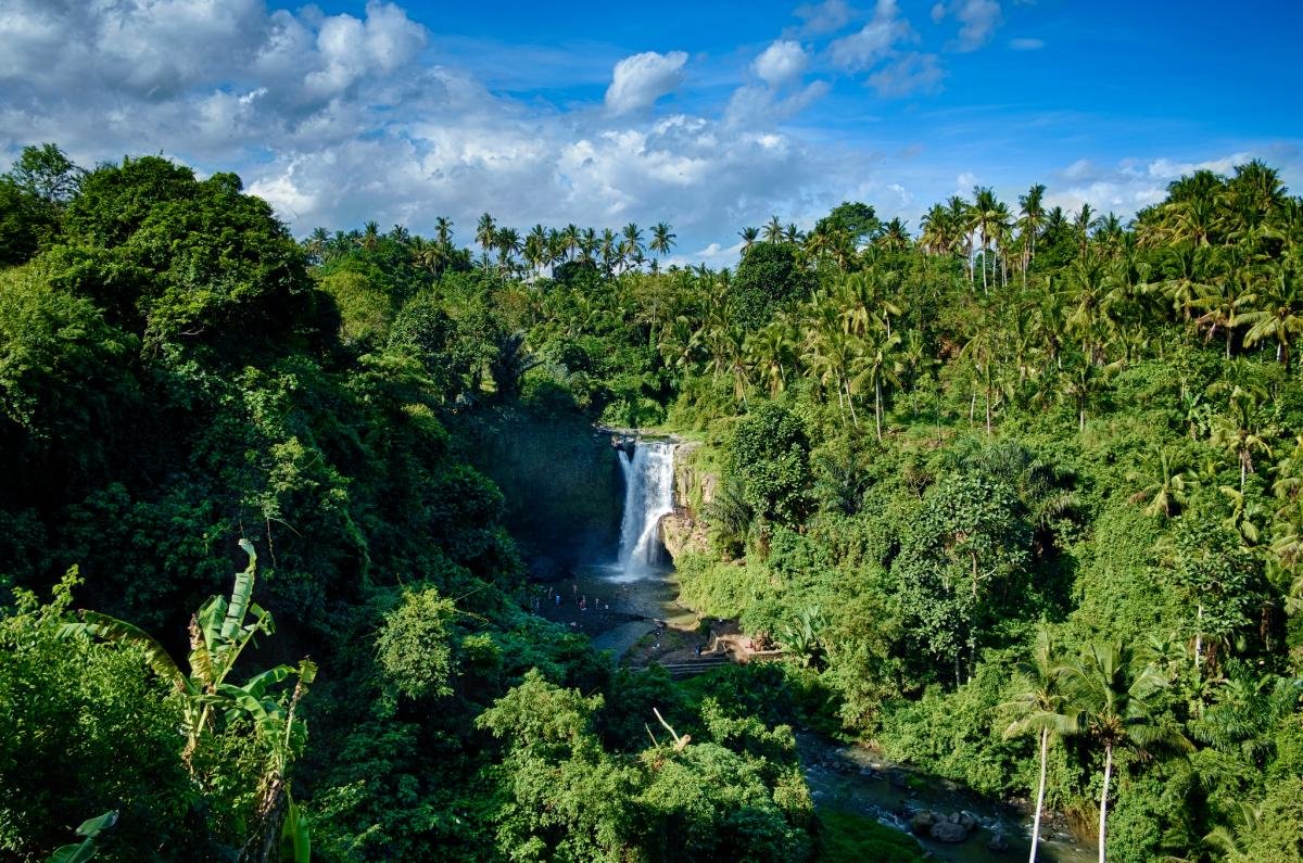 Бали водопад Nungnung