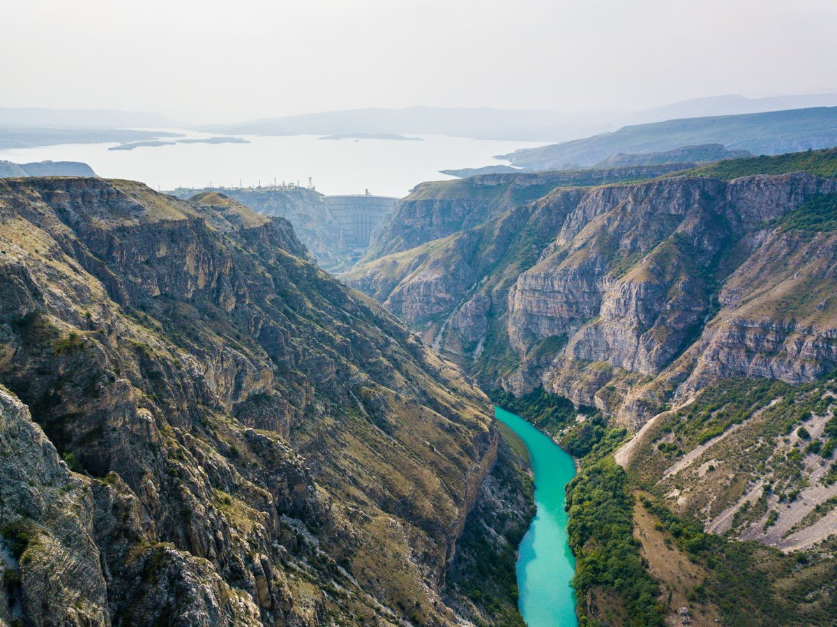 Водохранилище Дагестан Сулакский каньон