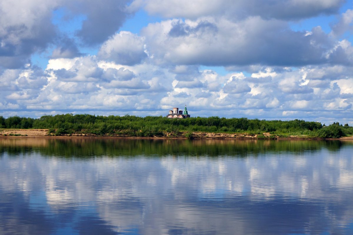 Устье реки Северная Двина