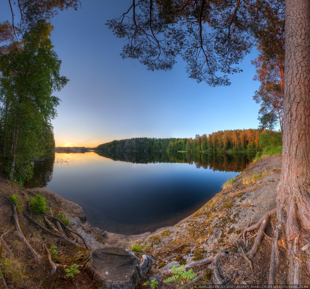 Ястребиное озеро Карелия