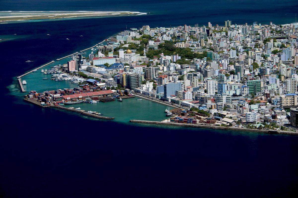 Набережная Мале Мальдивы