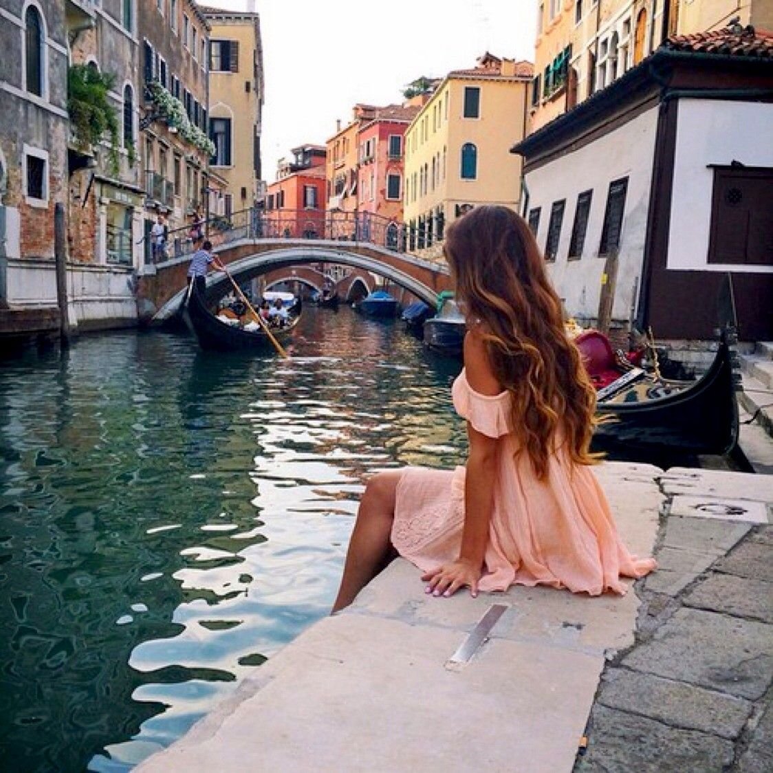 Италия каналы Венеции