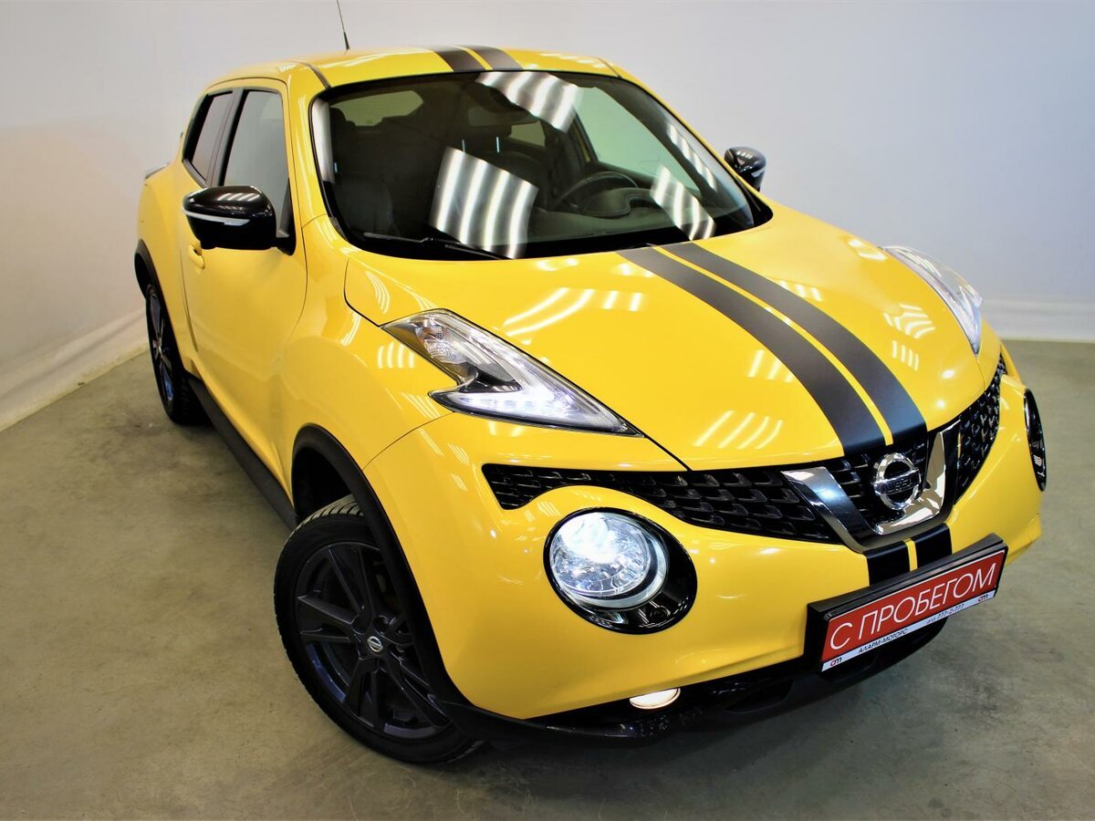 Nissan Juke жёлтый 2014