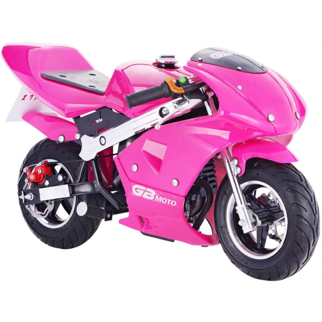 Детский мотоцикл розовый