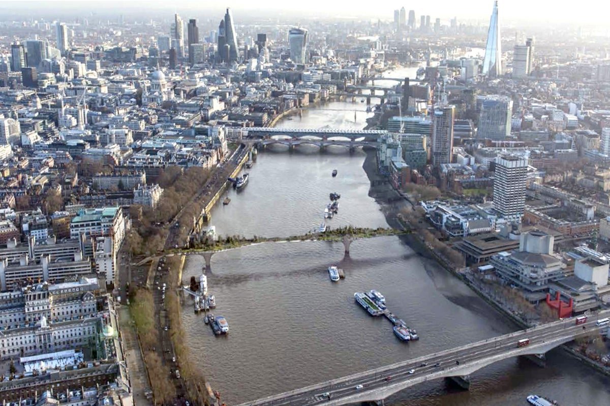 Лондон река Темза проект