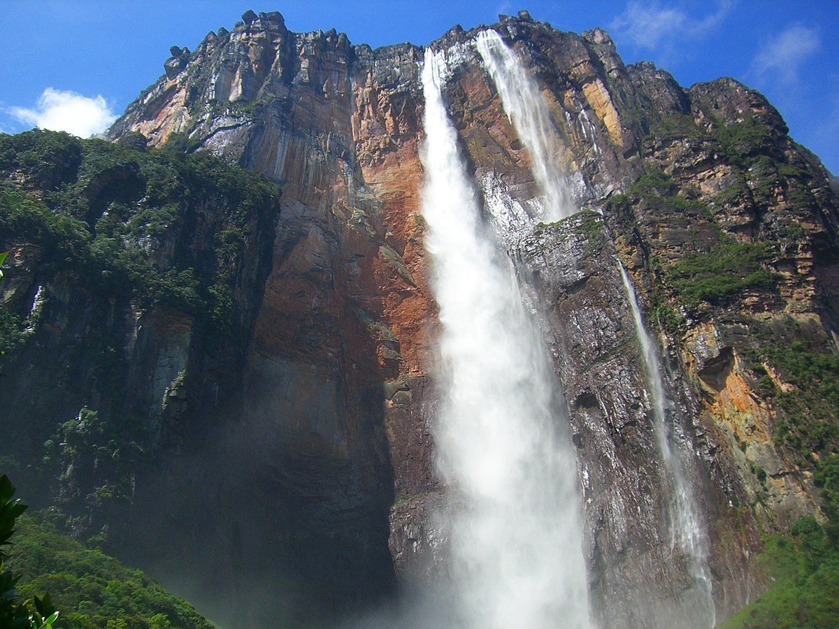 Самый высокий водопад в мире описание