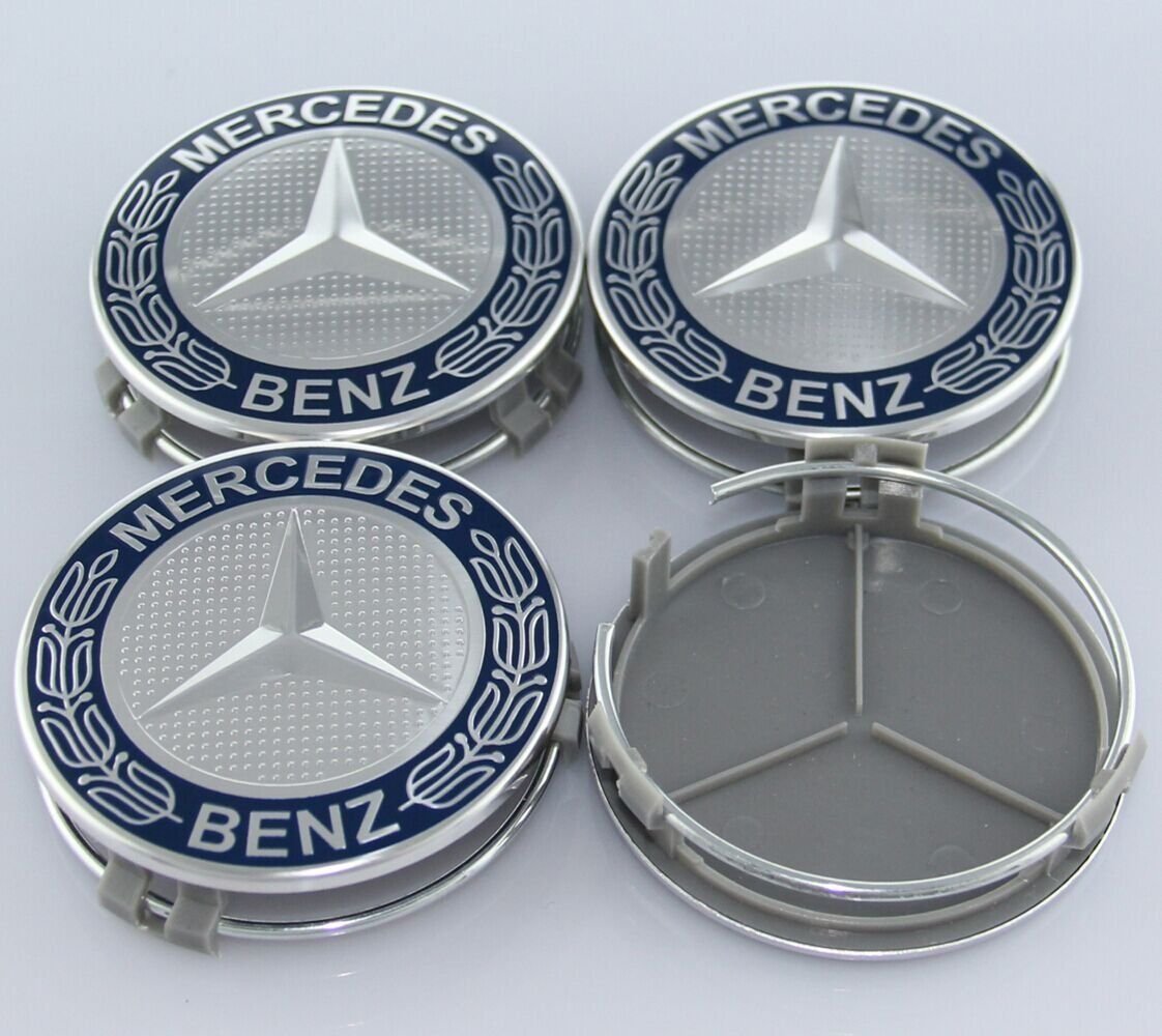 Колпачок для диска Mercedes - Benz 75mm Black, 02626