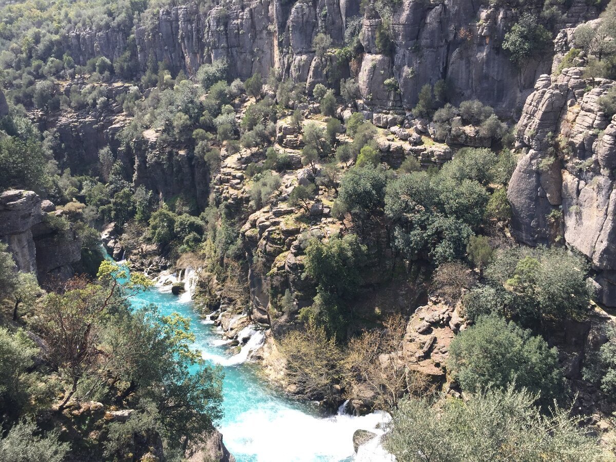 Водопад в Кепрюлю Турция каньон