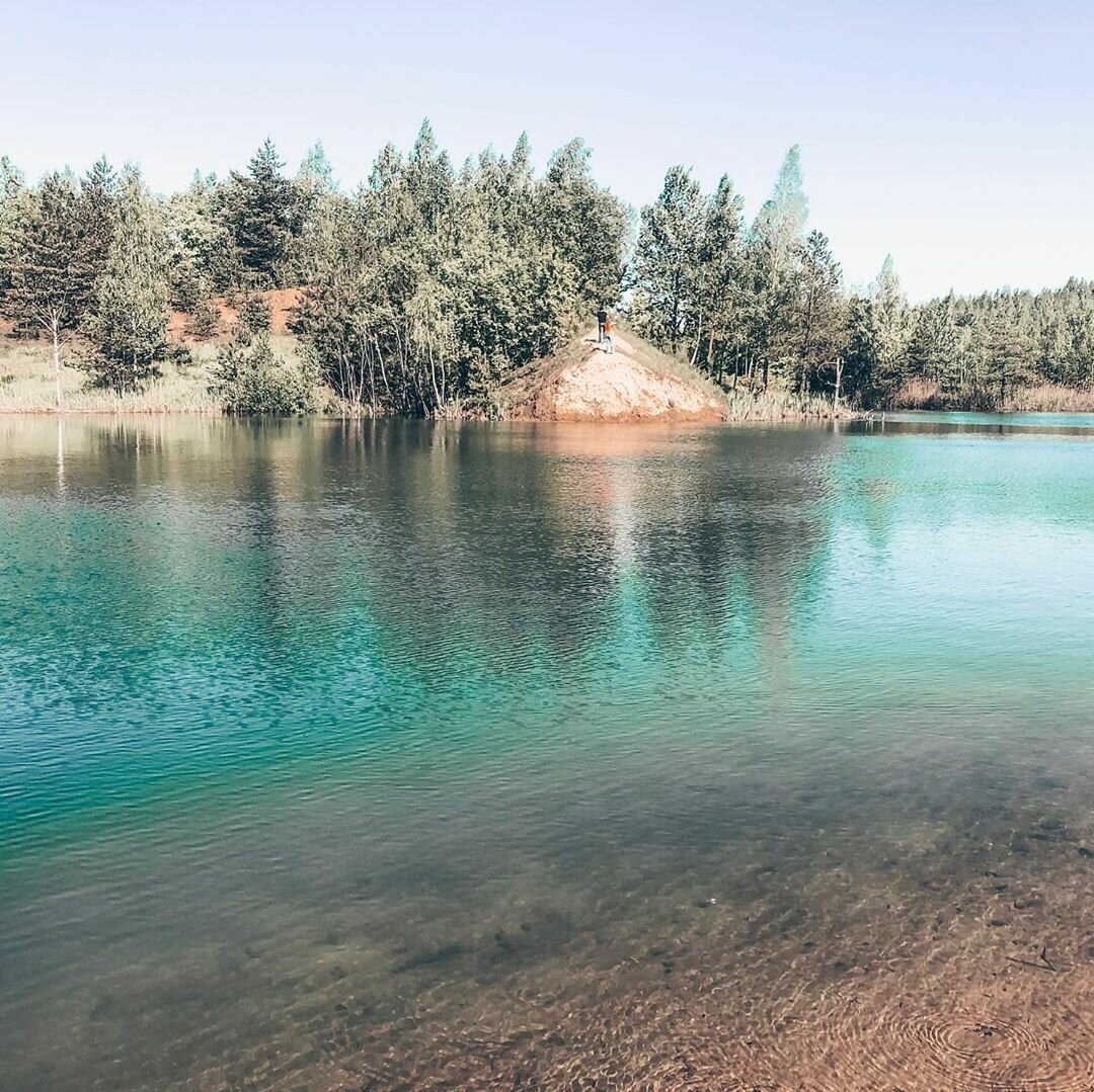Голубое озеро Ухта