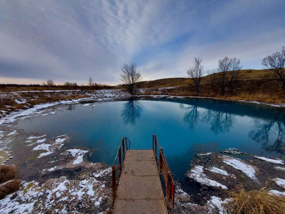 Голубое озеро Железногорск Курской