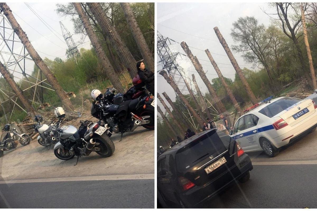 Авария на мотоцикле в Новокузнецке
