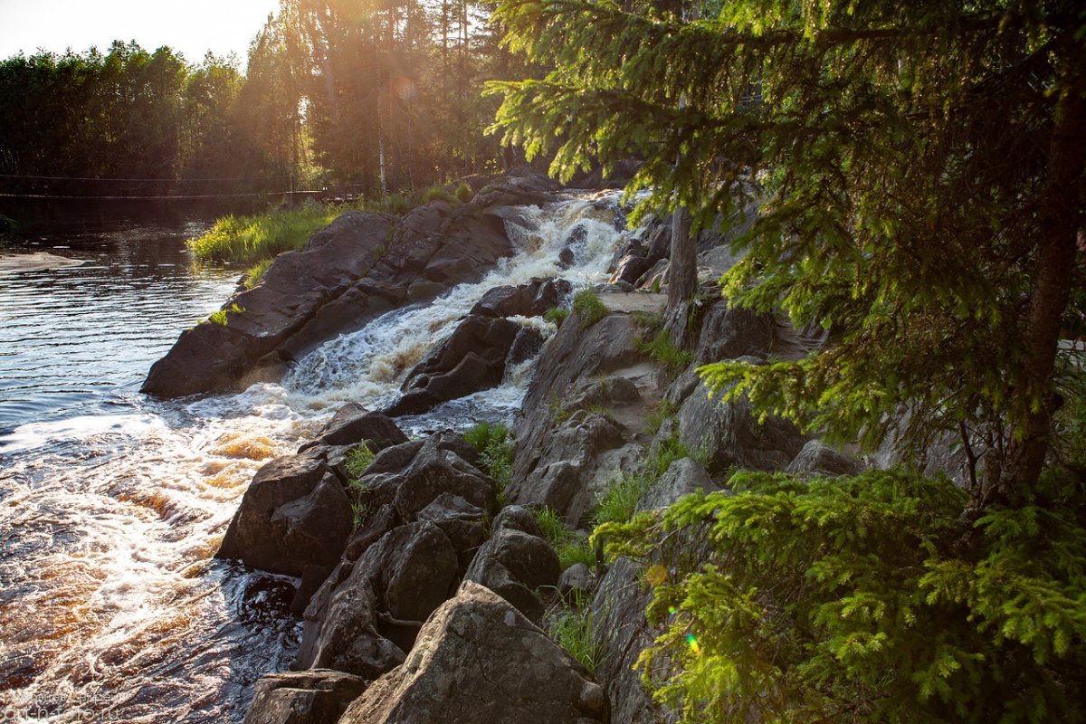 Водопад Мюллюкюля Карелия