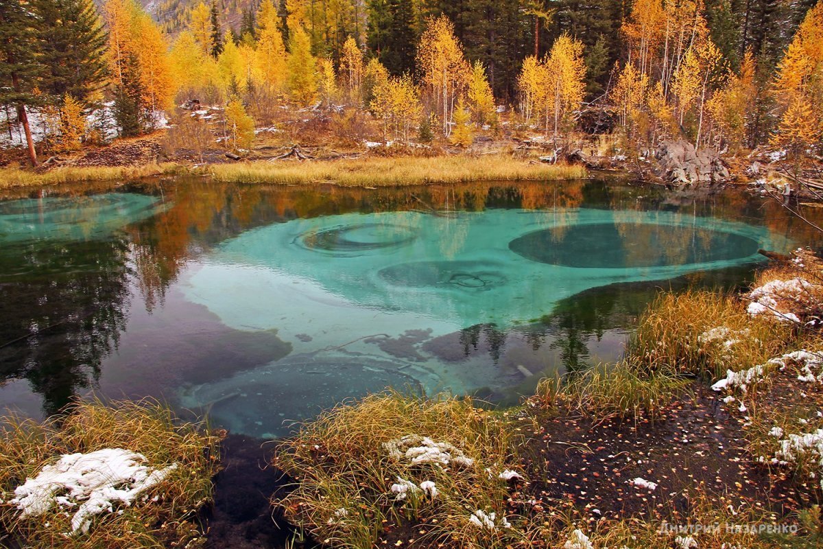 Гейзеровое озеро в Горном Алтае происхождение
