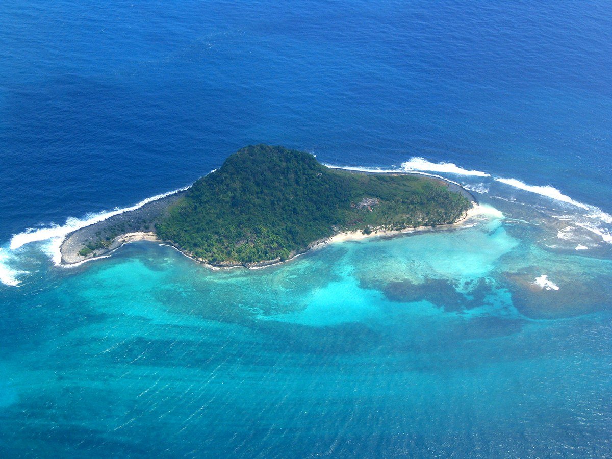 Остров Фиджи в тихом океане
