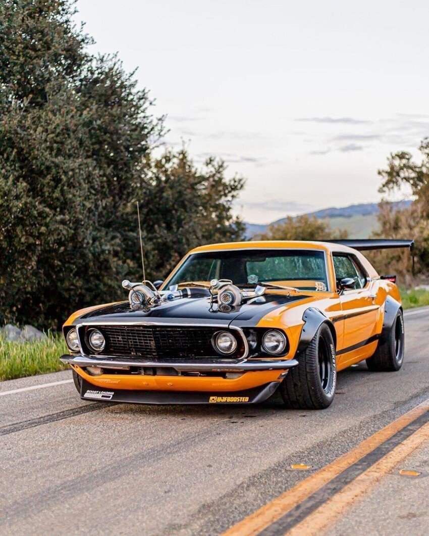 Ford Mustang 65 stance