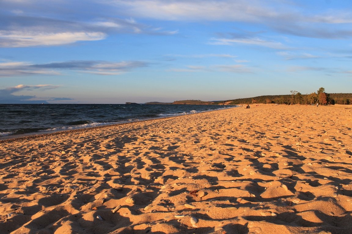песчаные пляжи байкала