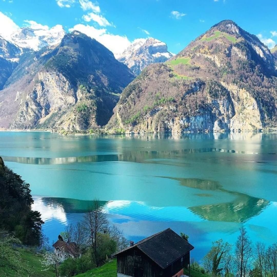 Швейцария озеро Люцерн Веггис