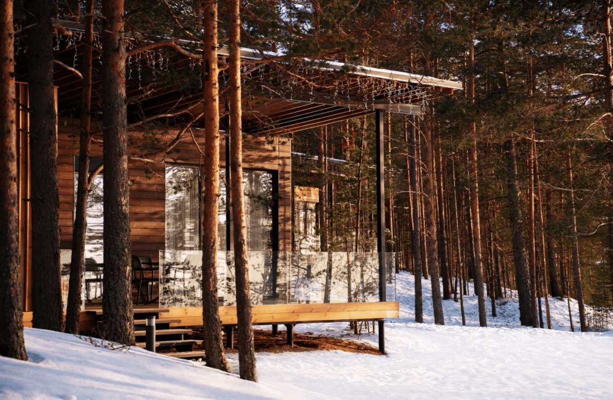 Дачный домик в лесу