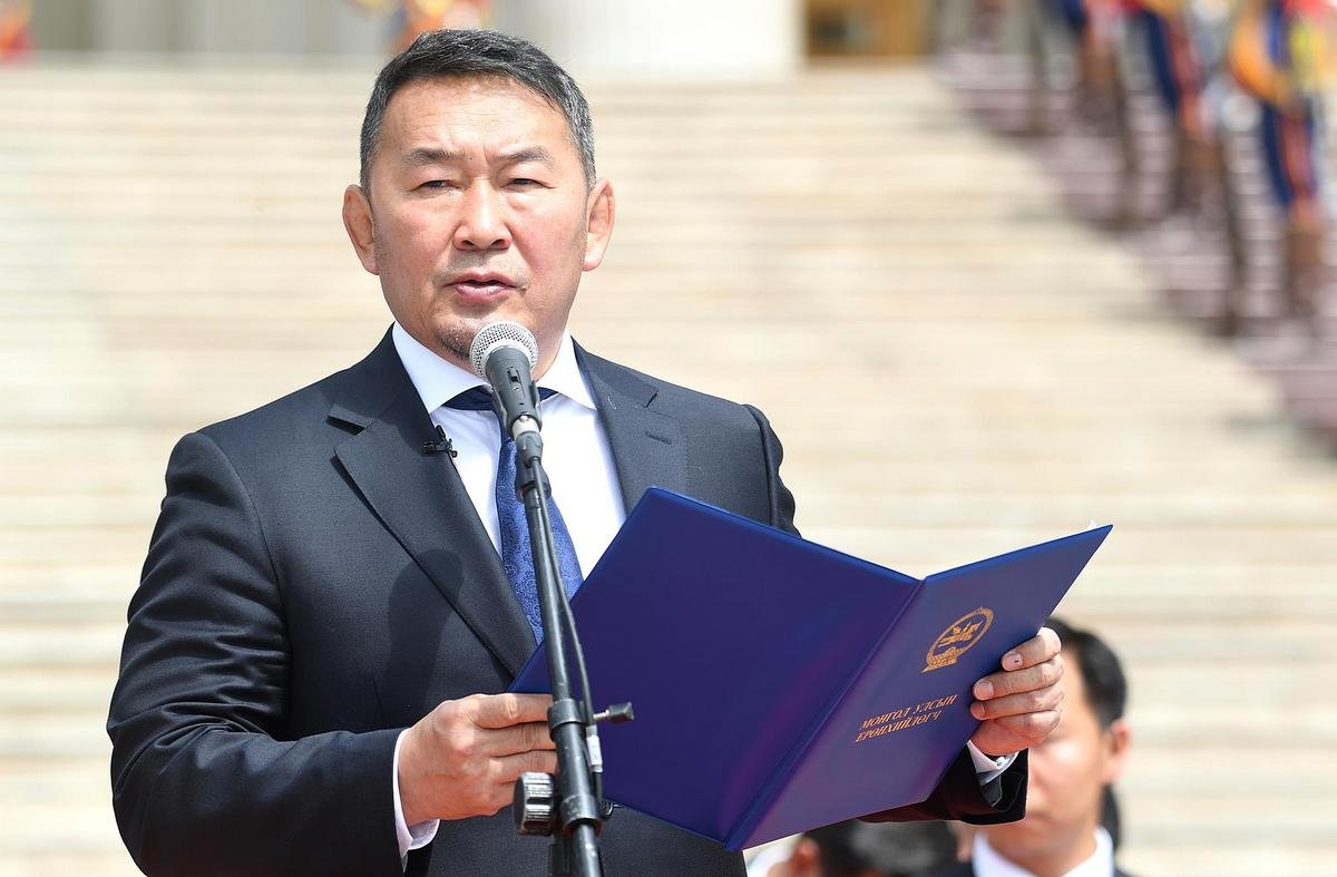 Президент Монголии качок