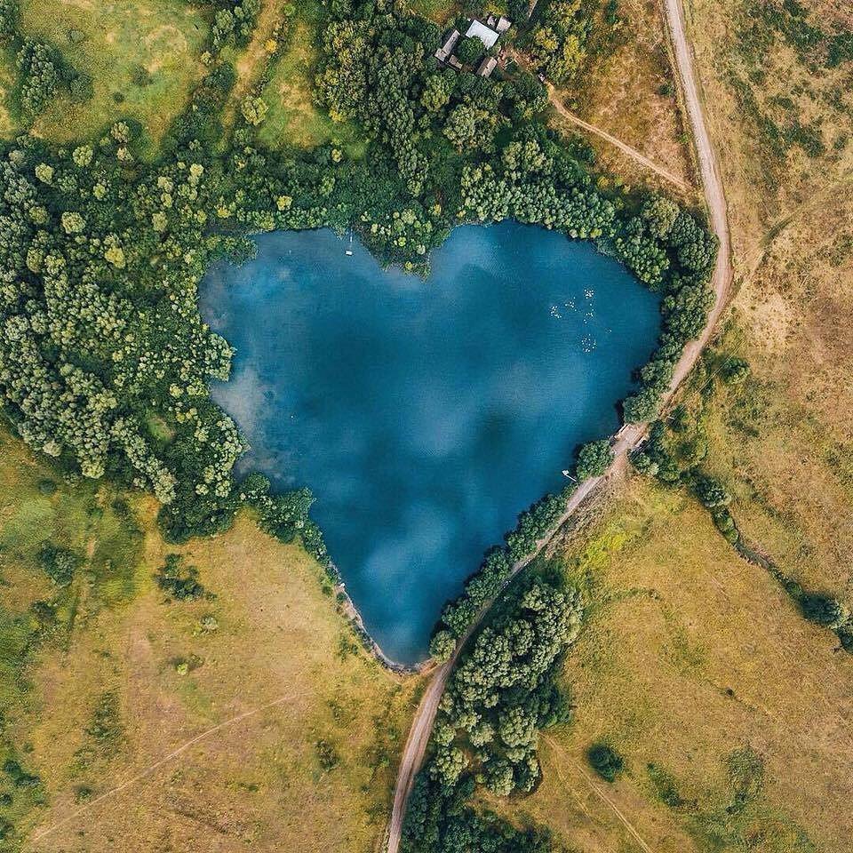 Остров в форме сердца Германия Вальхензее