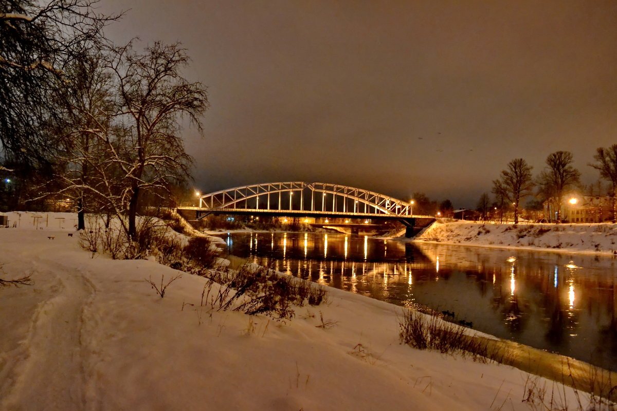 Боровичи мост зима
