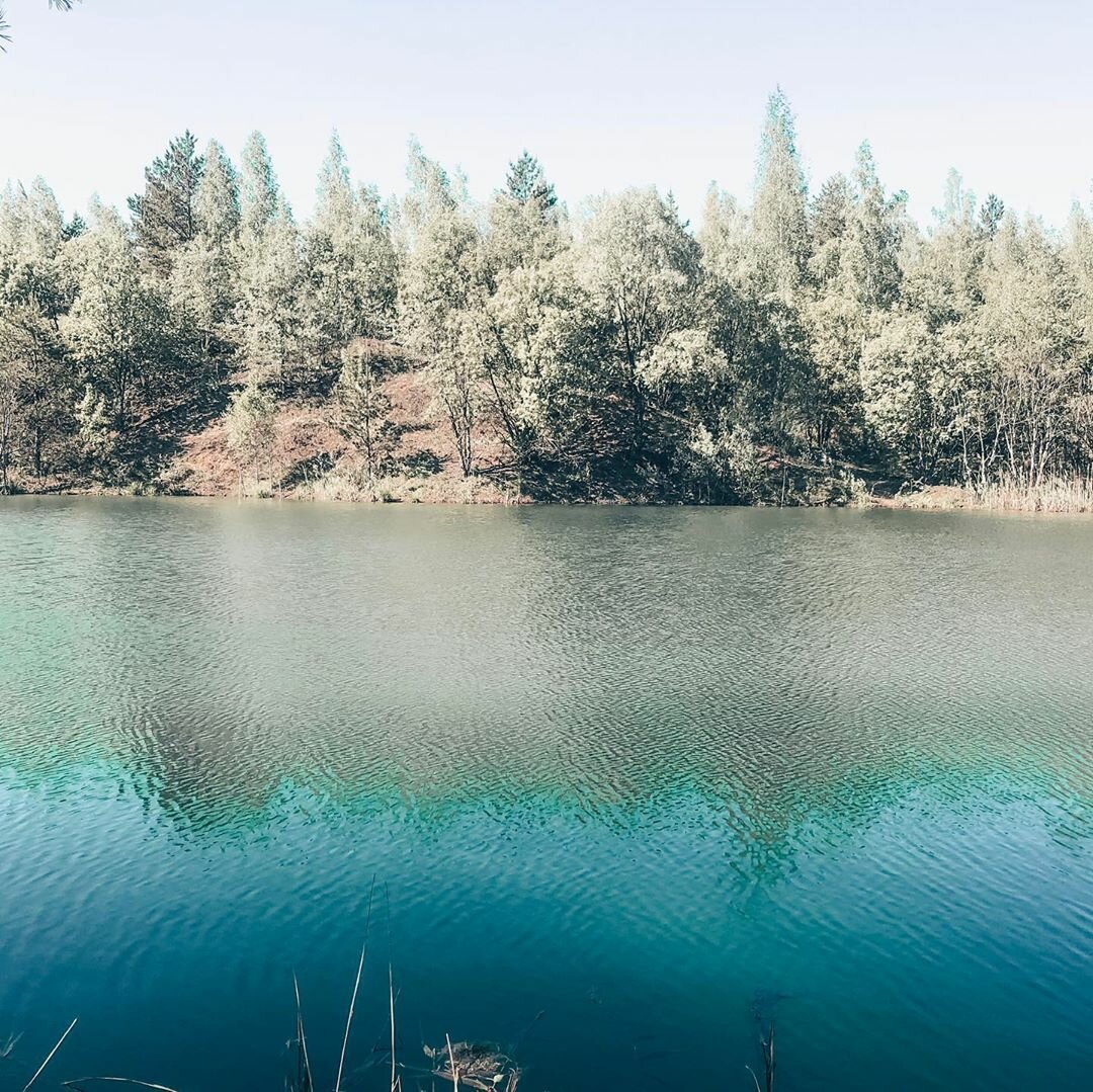 Голубое озеро Боровичи Волгино