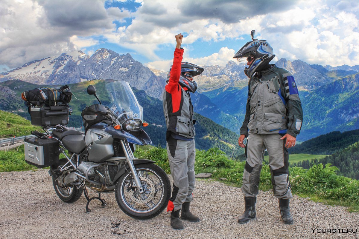 BMW GS 1200 Adventure путешествие в Альпах
