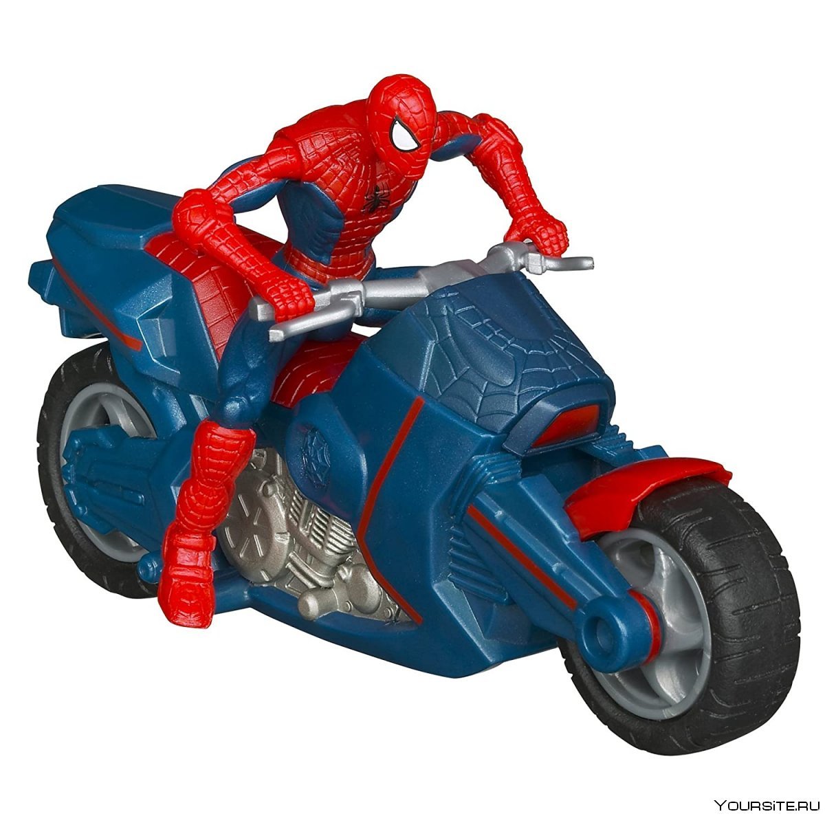 Фигурка человек паук с мотоциклом Spider man Hasbro b9767