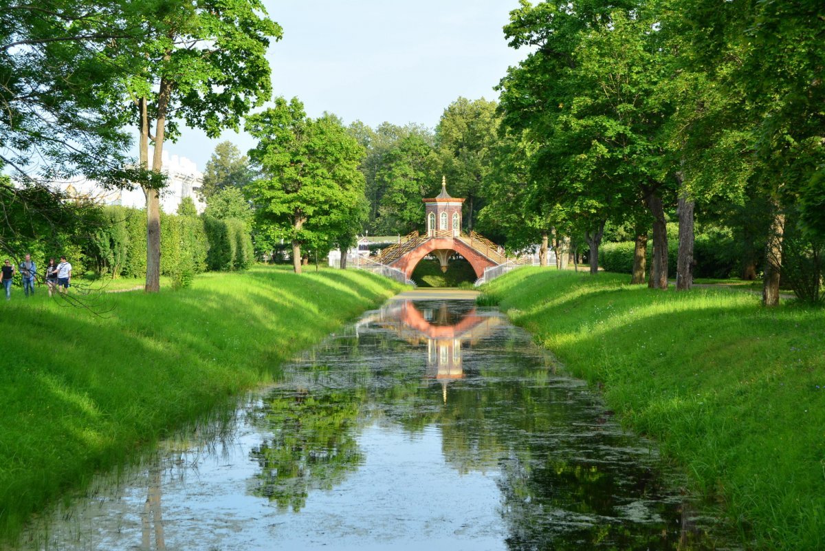 Санкт-Петербург Пушкин Екатерининский парк