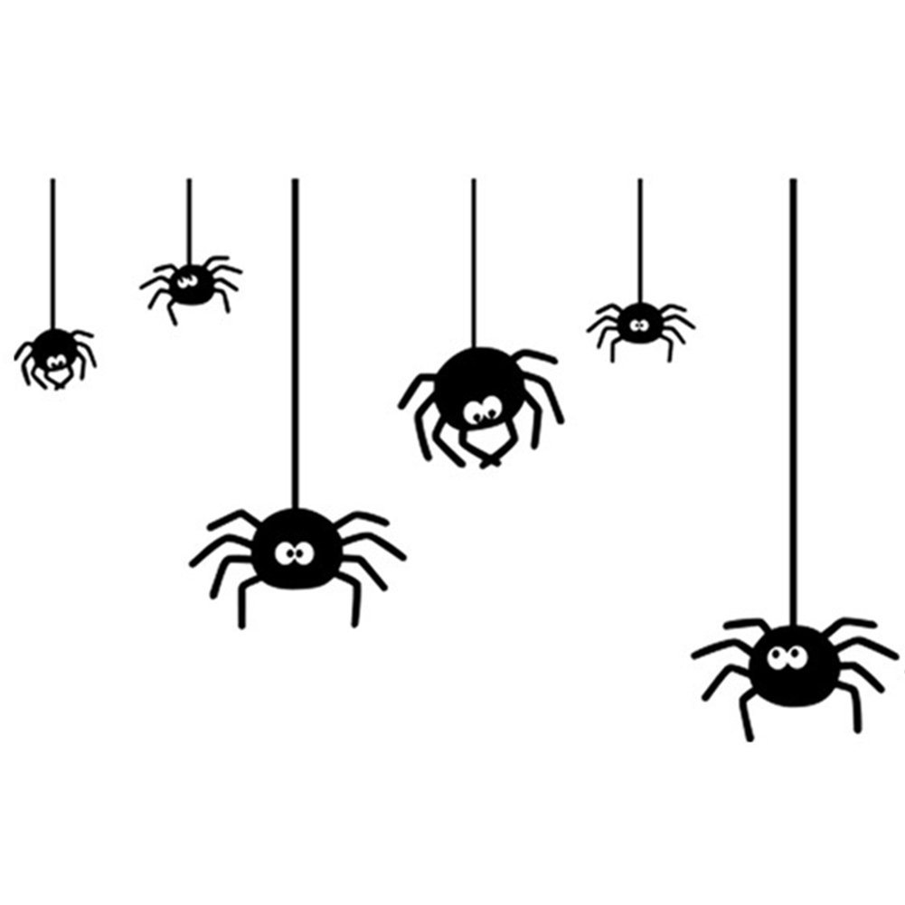 Трафарет паука на Хэллоуин