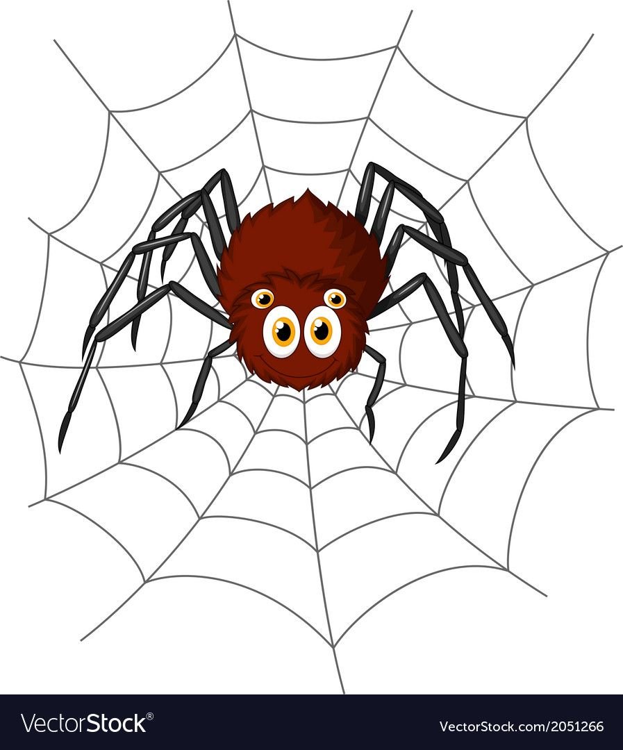 Картина паука для детей