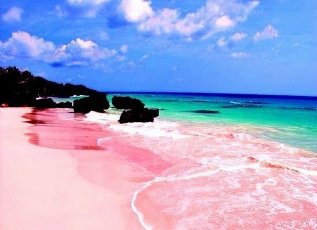 Пантай мера Индонезия розовый пляж