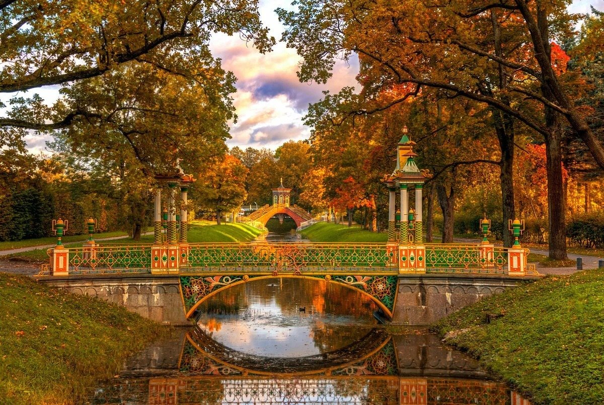 Санкт-Петербург Пушкин Екатерининский парк